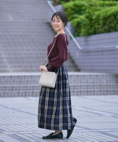 Tiaclasse 【洗える】2WAYパール釦ニットトップス