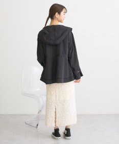 earth music&ecology ドロストペプラムマウンテンパーカー