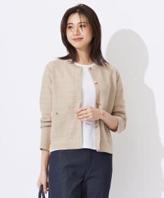 J.PRESS LADIES L 【洗える】WINDY ニット ジャケット