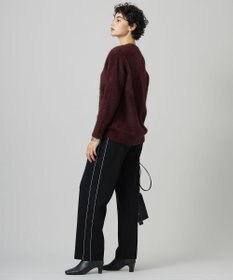 ICB 【洗える】シンセティックダブルフェイス  ニットトラックパンツ