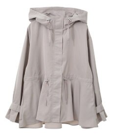 earth music&ecology ドロストペプラムマウンテンパーカー