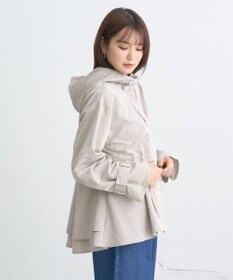 earth music&ecology ドロストペプラムマウンテンパーカー