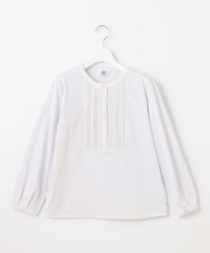 J.PRESS LADIES S 【吸水速乾】プレーティングジャージー ハシゴレース カットソー