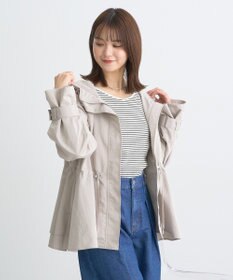 earth music&ecology ドロストペプラムマウンテンパーカー