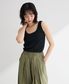Green Parks 機能付テレコリブタンクトップⅡ