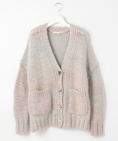 自由区 【Sサイズ有】ボタニカルダイ Vネックカーディガン