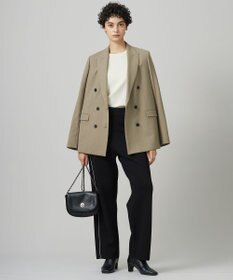 ICB 【洗える】シンセティックダブルフェイス  ニットトラックパンツ