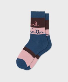 Paul Smith Logo Border ソックス