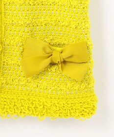 自由区 【カトリエムブーケ】Tweed melange フリンジジャケット