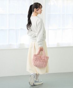 ROOTOTE 3637【ふわふわ】SC.スクエア.ファー.ロゴ-A