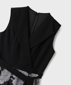 GRACE CONTINENTAL カシュクールフラワープリントワンピース