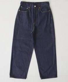 caqu FS ankle boy`s ハイウエストワイドストレートデニム