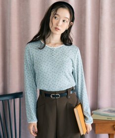 earth music&ecology 【WEB限定】アイレットジャカードタイトプルオーバー