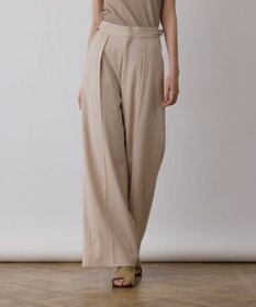 GRACE CONTINENTAL スラブストレッチタックパンツ