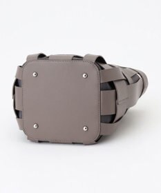 Y'SACCS 【リサイクルレザー】メッシュかごバッグ　small