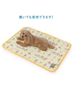 PET PARADISE ディズニー くまのプーさん チェック柄 クールブランケット (90×60cm)