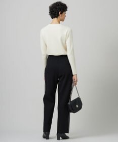 ICB L 【洗える】シンセティックダブルフェイス  ニットトラックパンツ