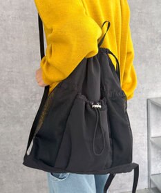 WEGO 【ユニセックス着用ITEM】メッシュポケットナップサック