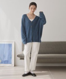WEGO 【ANGIE VINTAGE】オーバーサイズVネックカーディガン
