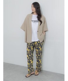 Te chichi 麻調ハーフスリーブジャケット