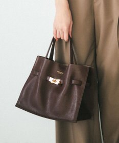 23区 【好評につき追加】VIOLAd'ORO イタリアンWフェイスレザー トートバッグ ブラウン系