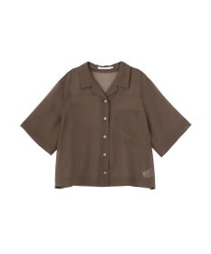 AMERICAN HOLIC シアーショート丈開襟シャツ