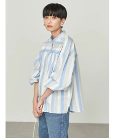 AMERICAN HOLIC イージーケア切替タックワイドシャツ