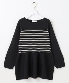 ANY SIS 【洗える】スポンディッシュペプラム ニット