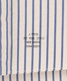 J.PRESS MEN 【KING SIZE】【クールマックス】サッカー マルチストライプ バンドカラーシャツ