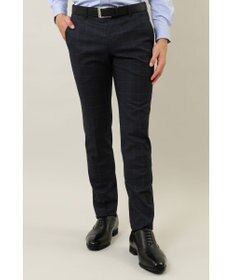 DAKS ウールチェックパンツ