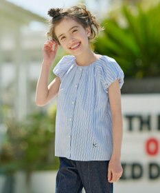 組曲 KIDS 【110-140㎝】サマーストライプ ブラウス