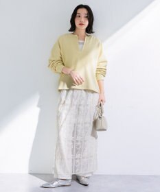 Green Parks ＳＥＴ２点　深Ｖネック裏毛＋プルオーバー