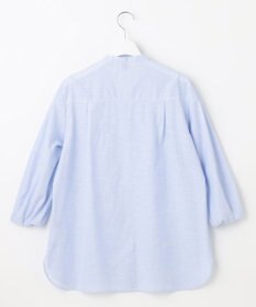 J.PRESS LADIES L 【洗える・吸水】 BEZピンチェック スタンドカラー ブラウス