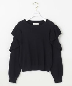 ANY SIS 【洗える】フリルスリーブ ニット