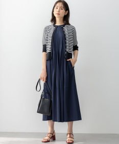 組曲 L ドライタッチ 5分袖カーディガン