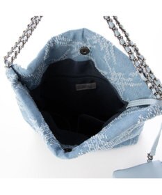 UNBILLION 【テレビ ドラマ着用アイテム】カシュカシュ cachecache / デニム風チェーンバッグ