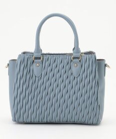 LA BAGAGERIE ランダムプリーツ2WAYハンドバッグ