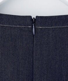 ANY SIS シャンブレーベルテッド ワンピース