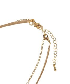 earth music&ecology スエードライクリボンネックレス