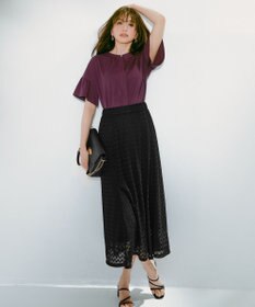 ANY SIS 【UVケア・接触冷感】汗ジミ防止加工カット ブラウス