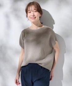 ANY 【新色追加/14色展開】アクリルガーターフレンチスリーブニット