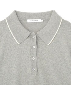 AMERICAN HOLIC 配色ラインニットポロ