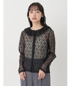 earth music&ecology ポコポコレースブラウス
