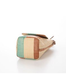 UNBILLION kakatoo ラフィアストライプミニショルダーバッグ