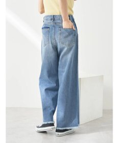 earth music&ecology サイドラインデニムパンツ