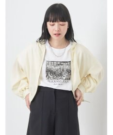 earth music&ecology シアーフードブルゾン