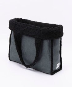 LeSportsac TWO WAY DENIM TOTE/ブラックデニム/ブラックシェルパ