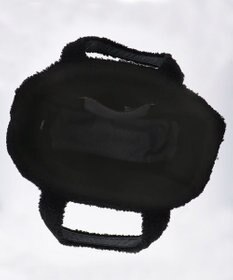 LeSportsac TWO WAY DENIM TOTE/ブラックデニム/ブラックシェルパ