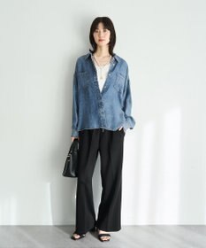 YECCA VECCA 【販売なし】バイオ加工ウ゛ィンテージデニムシャツ