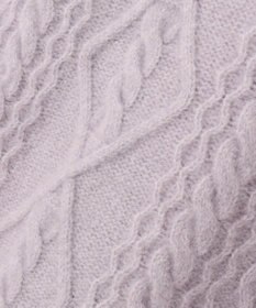 ANY SIS 【洗える】ハイネックケーブルニット ワンピース